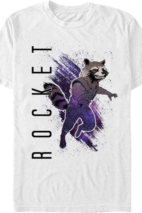 Rocket Raccoon Painting Avengers Endgame T-Shirtmain product image