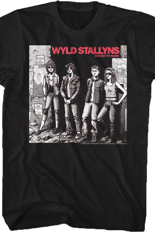 Rocket To Mars Wyld Stallyns T-Shirtmain product image