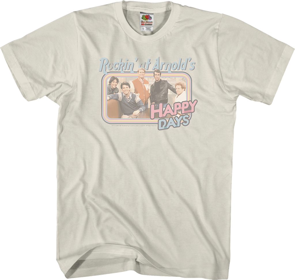 T-shirt Rétro Arnold's Drive In / Happy Days - Marque Gildan, Tailles Diverses, Neuf Avec étiquettes