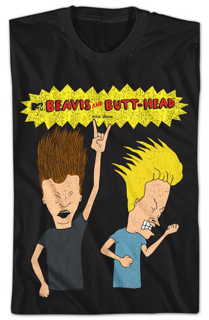 Rockin' Out Beavis And Butt-Head T-Shirt Rockin' Out Beavis And Butt-Head T-Shirt