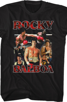 Rocky Balboa Collage Rocky III T-Shirt