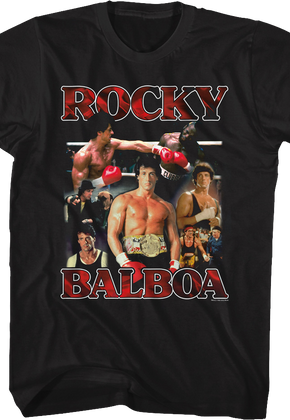 Rocky Balboa Collage Rocky III T-Shirt