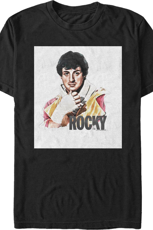 Rocky Balboa Sketch Rocky T-Shirtmain product image