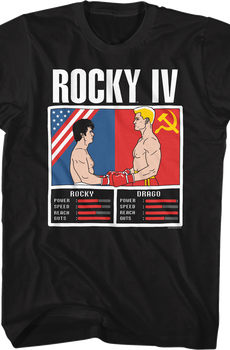 Rocky vs Drago Video Game Rocky IV T-Shirt