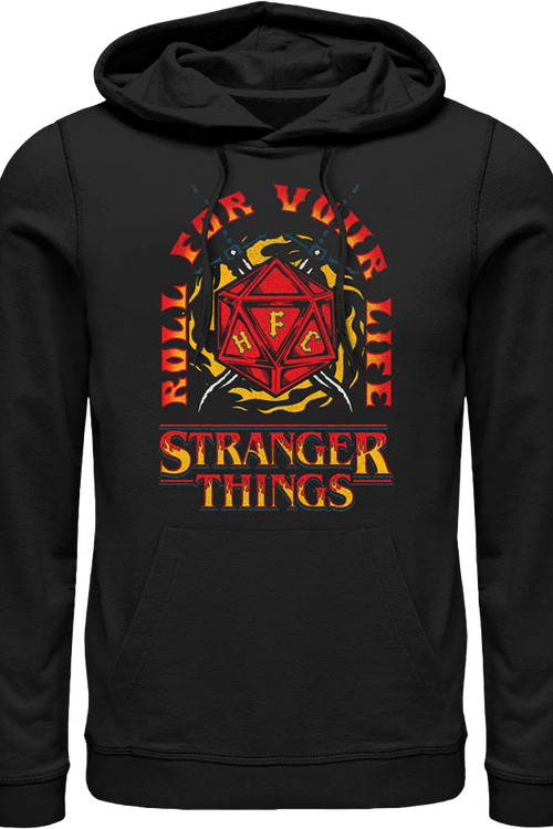 Roll For Your Life Stranger Things Hoodiemain product image
