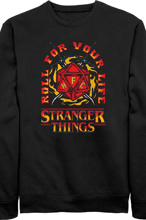 Roll For Your Life Stranger Things Sweatshirtmain product image