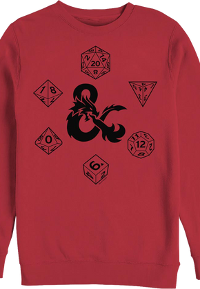 Rolling Dice Dungeons & Dragons Sweatshirt
