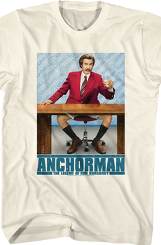 Ron Burgundy Poster Anchorman T-Shirt