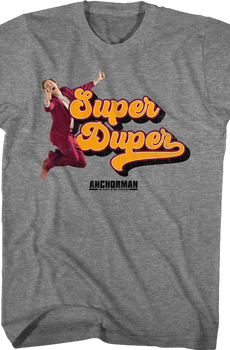 Ron Burgundy Super Duper Anchorman T-Shirt