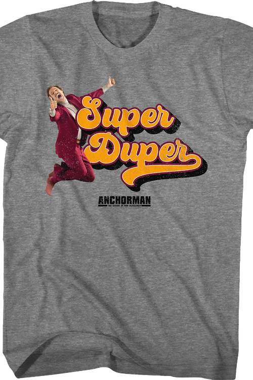 Ron Burgundy Super Duper Anchorman T-Shirtmain product image