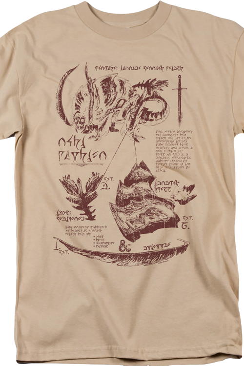 Rust Monster Anatomy Dungeons & Dragons T-Shirtmain product image