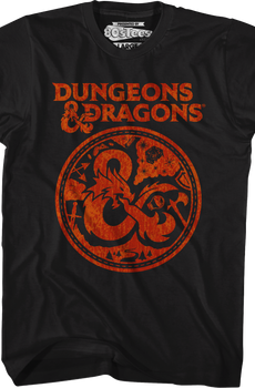Rusted Logo Dungeons & Dragons T-Shirt