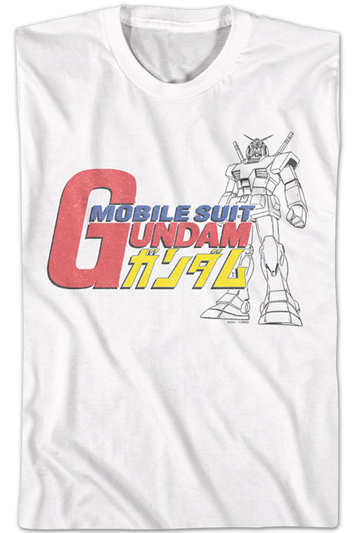 RX-78-2 Sketch Gundam T-Shirtmain product image