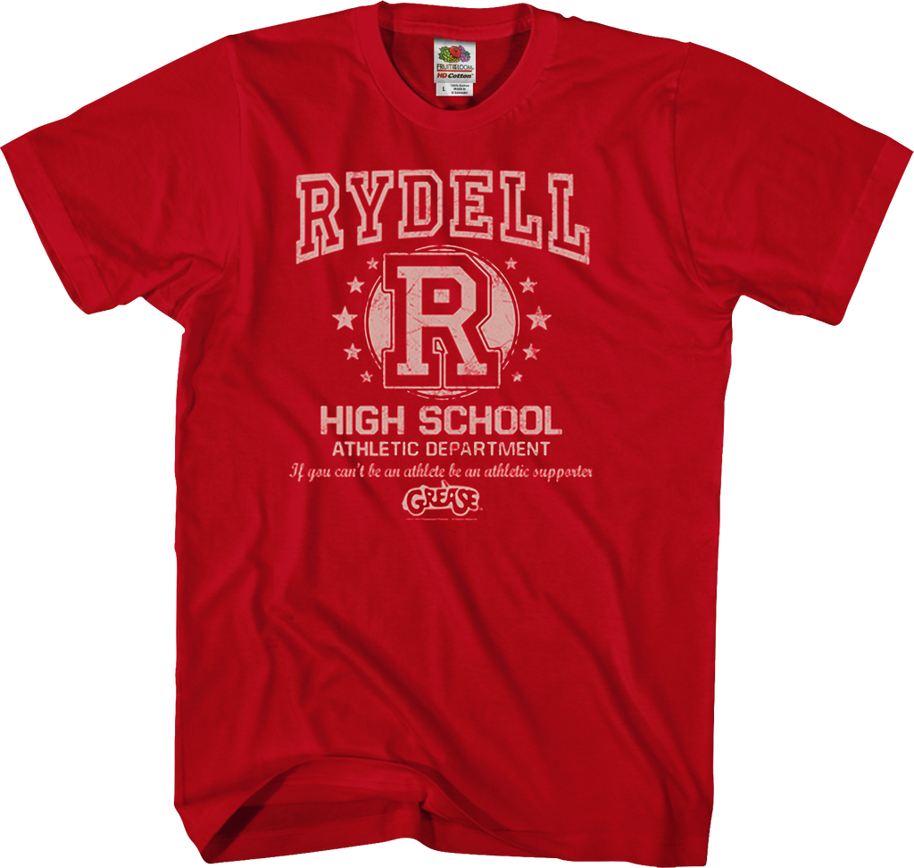 Rydell High School Grease TShirt Grease Mens TShirt