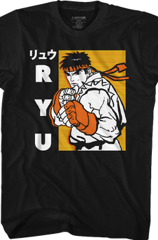 Ryu Japanese Street Fighter T-Shirt