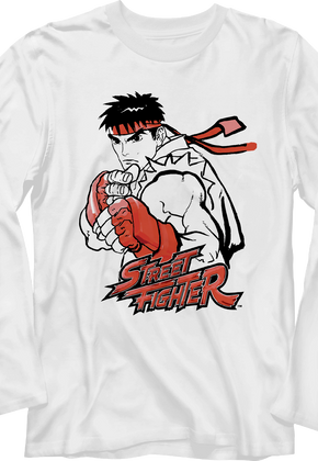 Ryu Street Fighter Long Sleeve Shirt