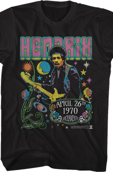 Sacramento 1970 Jimi Hendrix T-Shirt