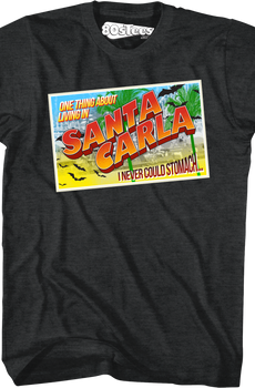 Santa Carla Postcard Lost Boys T-Shirt