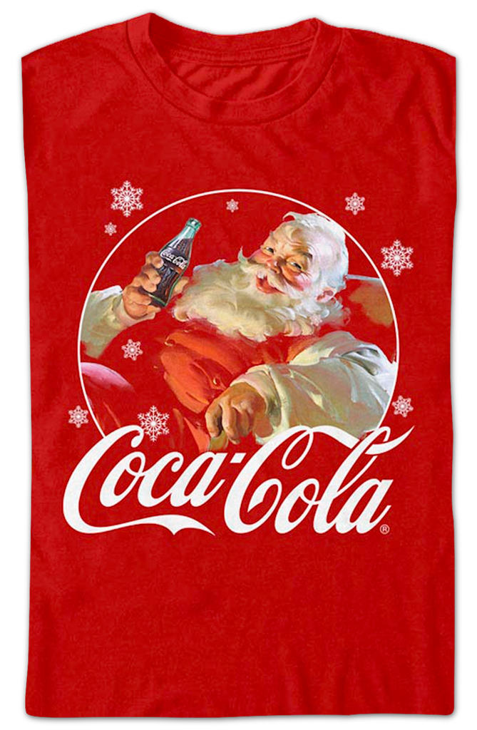 Coca cola 2025 christmas t shirt