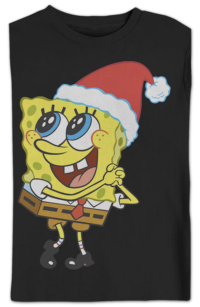 Santa Claus Hat SpongeBob SquarePants Sweatshirt