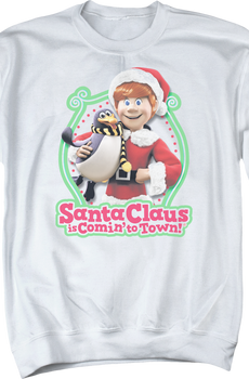 Topper And Kris Kringle Santa Claus Is Comin' To Town Sweatshirt