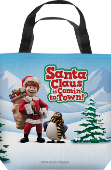 Santa Claus Is Comin' To Town Tote Bag