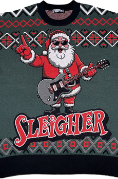 Santa Claus Sleigher Knitted Christmas Sweater