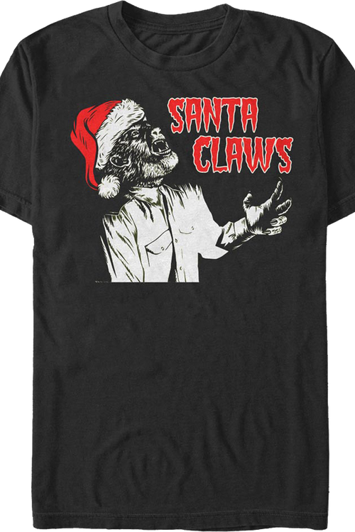 Santa Claws Wolf Man T-Shirtmain product image