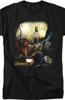 Sarah & Ludo Collage Labyrinth T-Shirt