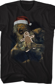 Saturn Devouring His Gingerbread Man Art Gallery T-Shirt