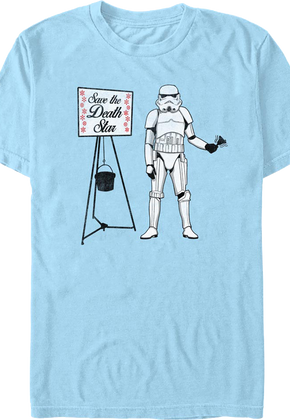 Save The Death Star Stormtrooper Bell Ringer Star Wars T-Shirt