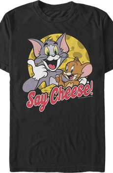 Say Cheese Tom And Jerry T-Shirt