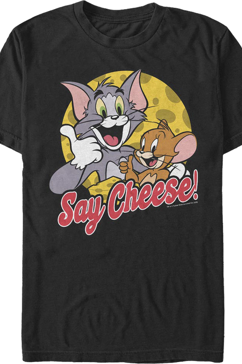 Say Cheese Tom And Jerry T-Shirtmain product image