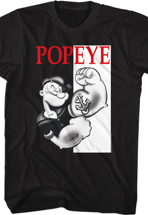 Scarface Poster Popeye T-Shirt