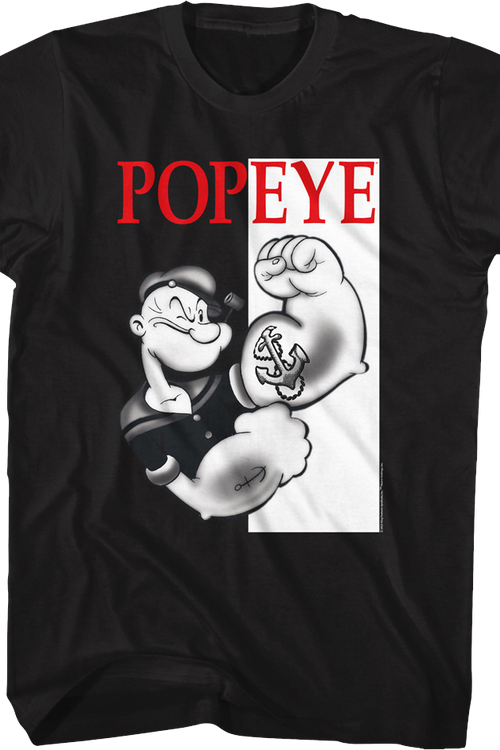 Scarface Poster Popeye T-Shirtmain product image