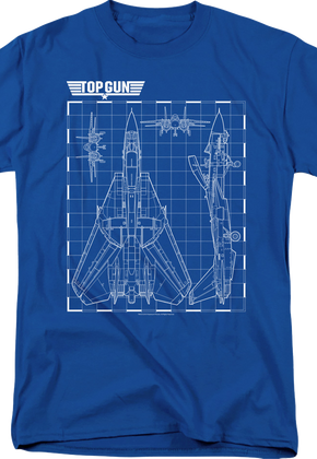 Schematic Top Gun T-Shirt