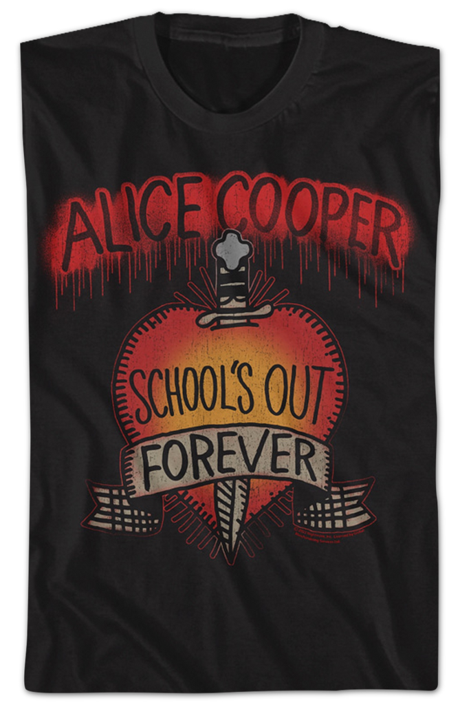 School's Out Forever Alice Cooper T-Shirt