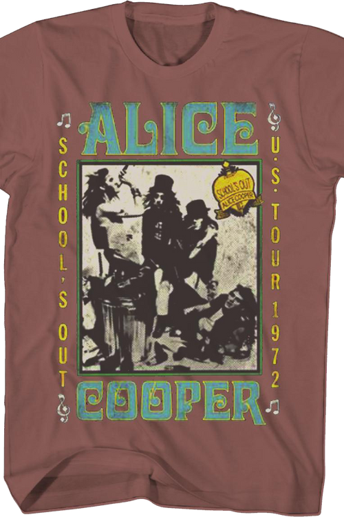 School's Out US Tour 1972 Alice Cooper T-Shirtmain product image