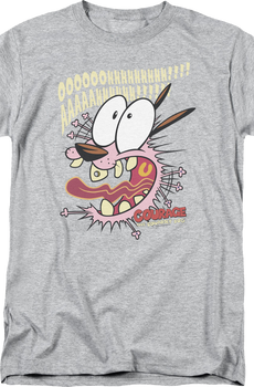 Scream Courage The Cowardly Dog T-Shirt