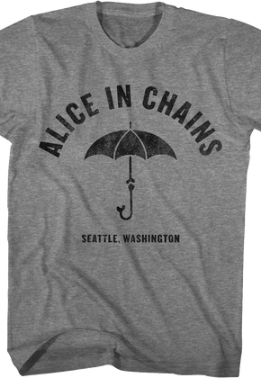 Seattle Umbrella Alice In Chains T-Shirt