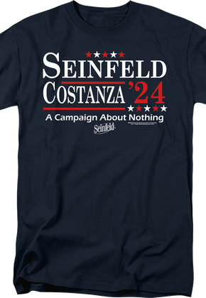 Seinfeld & Costanza '24 Campaign Poster Seinfeld T-Shirt