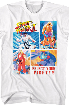 Select Your Fighter Street Fighter II T-Shirt