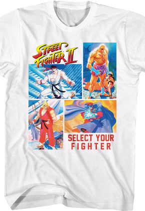 Select Your Fighter Street Fighter II T-Shirt