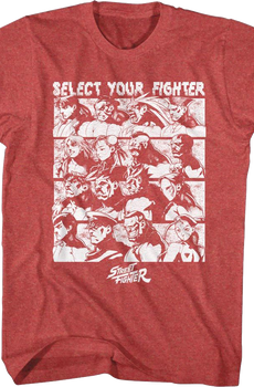 Select Your Fighter Street Fighter T-Shirt