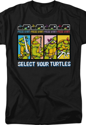 Select Your Turtles Teenage Mutant Ninja Turtles T-Shirt