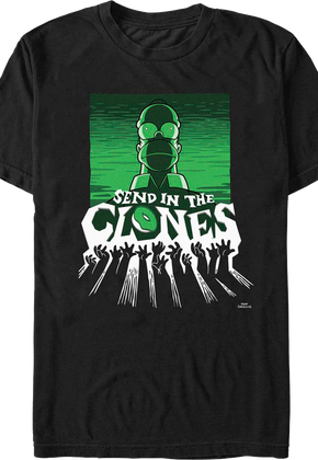 Send In The Clones The Simpsons T-Shirt