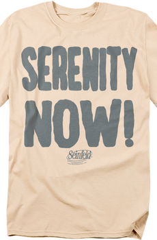Serenity Now Seinfeld T-Shirt