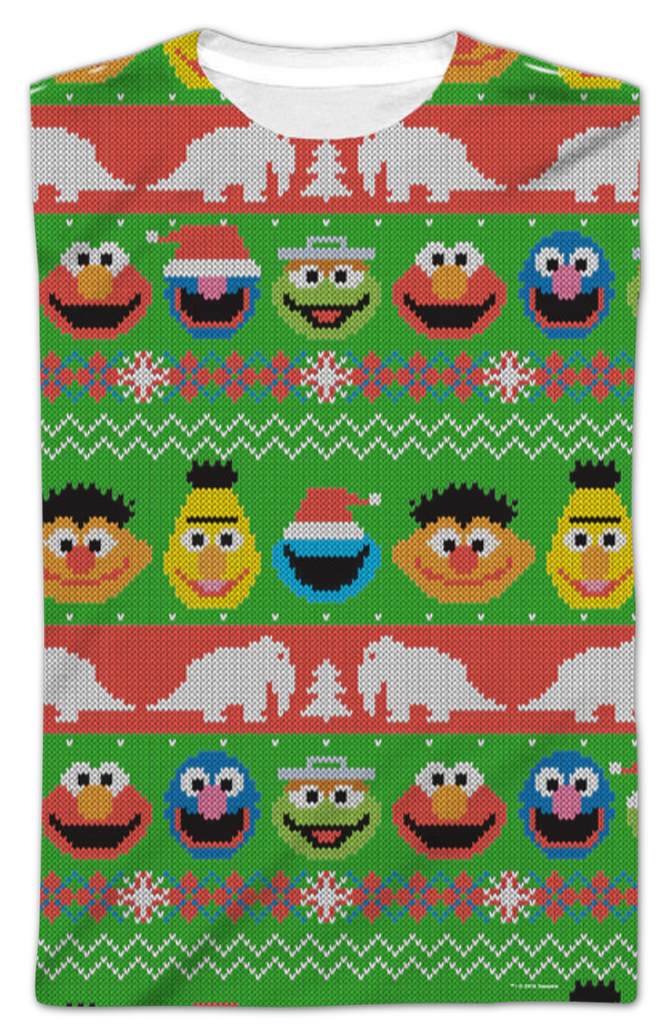 Sesame street 2025 ugly christmas sweater