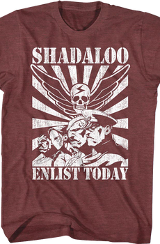 Shadaloo Propaganda Poster Street Fighter T-Shirt