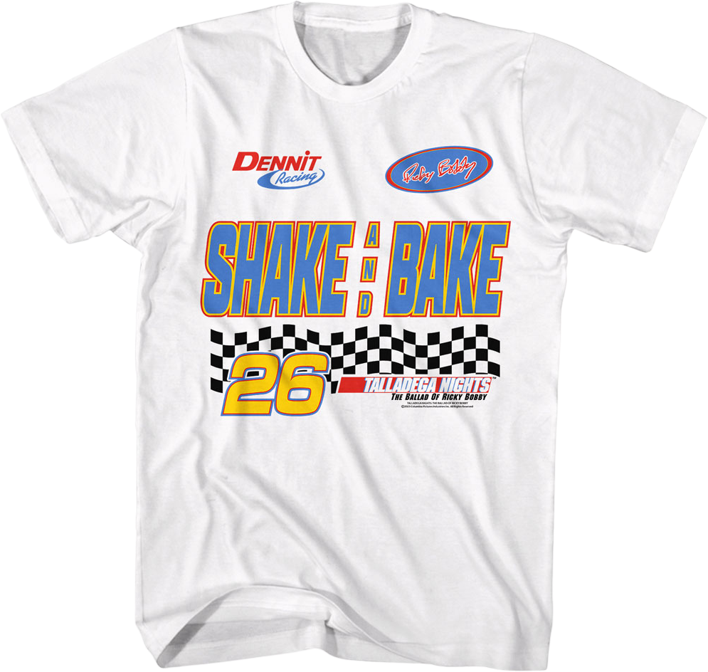 Shake and Bake Talladega Nights T-Shirt 3XL, image size:995x944